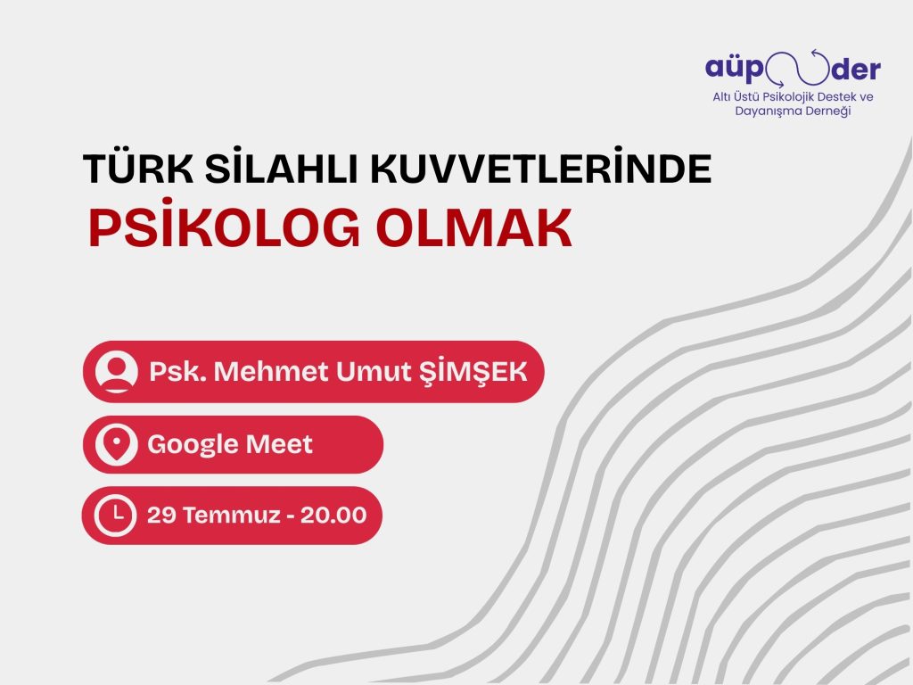 Türk Silahlı Kuvvetlerinde Psikolog Olmak