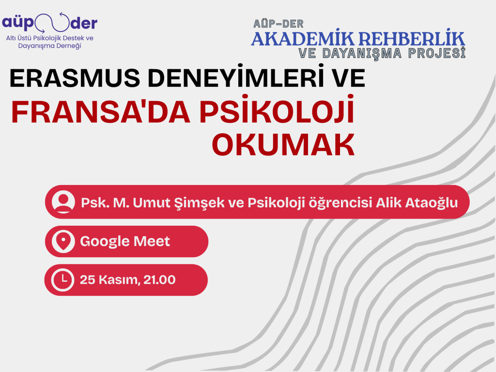 Erasmus Deneyimleri ve Fransa’da Psikoloji Okumak