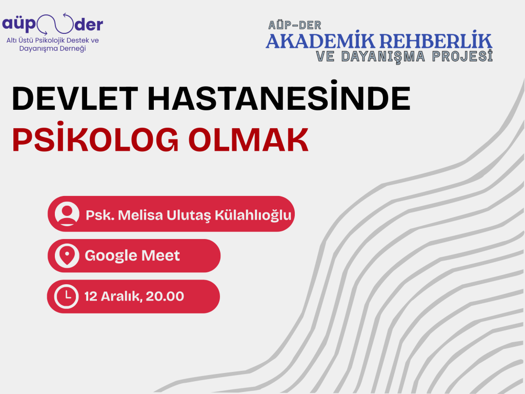 Devlet Hastanesinde Psikolog Olmak